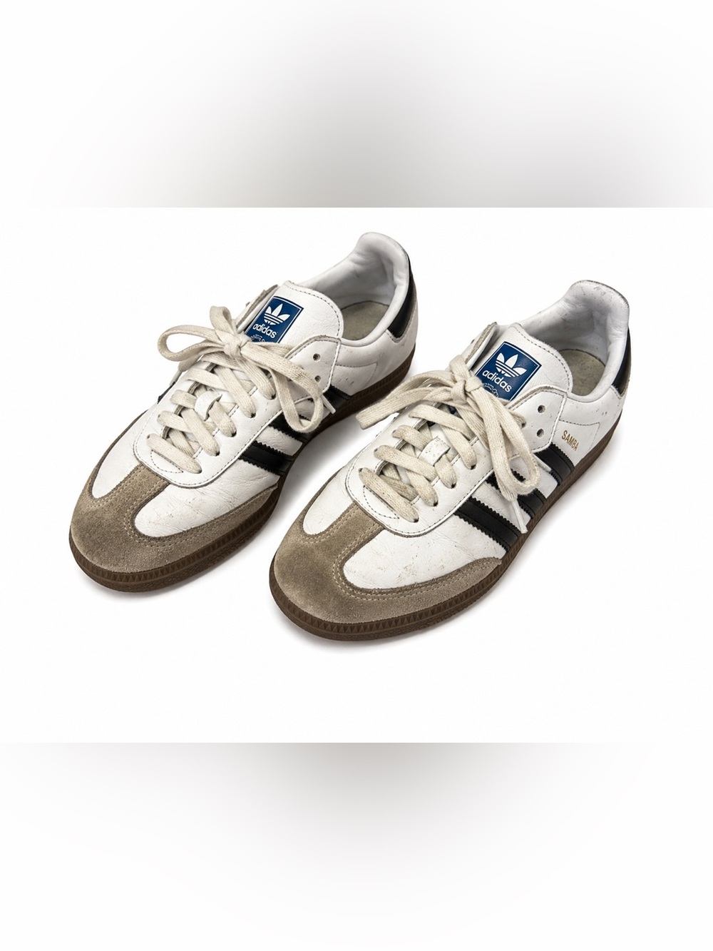 Adidas Samba OG White Black Gum Sneakers Women’s Size 9